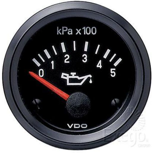 VDO Pressure Gauge Electric 24V (0 - 500 Kpa) 350040016