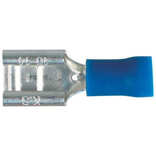 Narva Terminal Female Blade Blue 4mm (100Pk) 56137