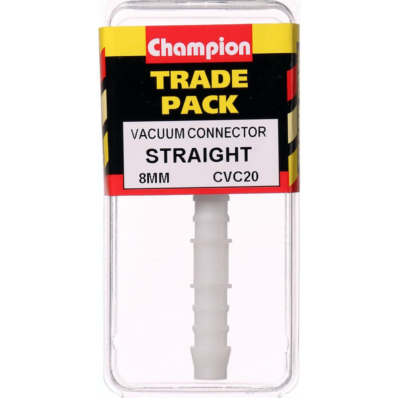 Champion Vacuum Connector Straight 8mm CVC20
