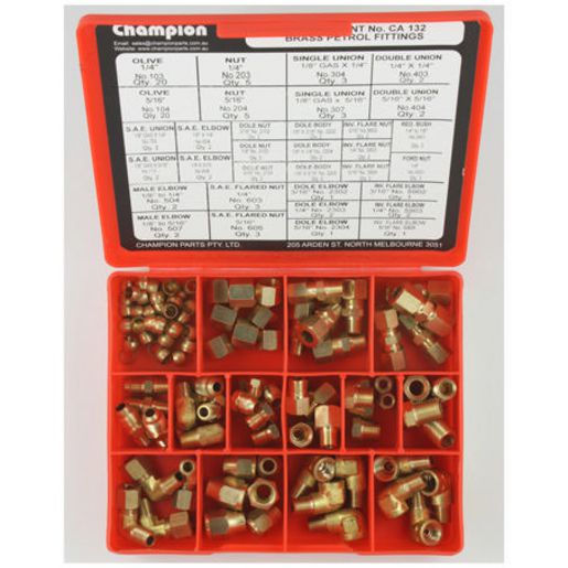 Champion Fasteners Brass Fittings (Fuel+Brake Line)