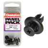 Champion Push Rivet Black 12.5mm Len 8.4-10.2mm Hole 18mm