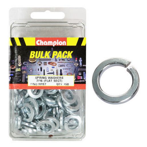 Champion Flat Spring Washer 7/16″ 200Pk WIS7