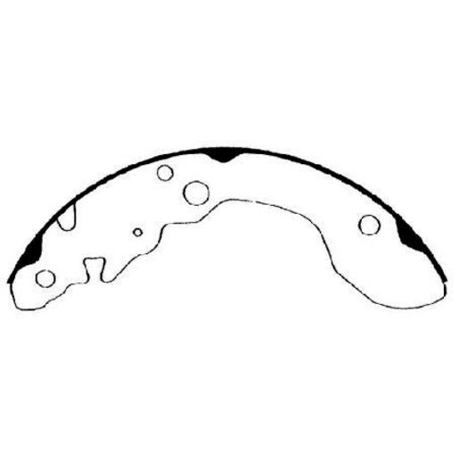Brake Bonders Brake Shoe 220mm N1742