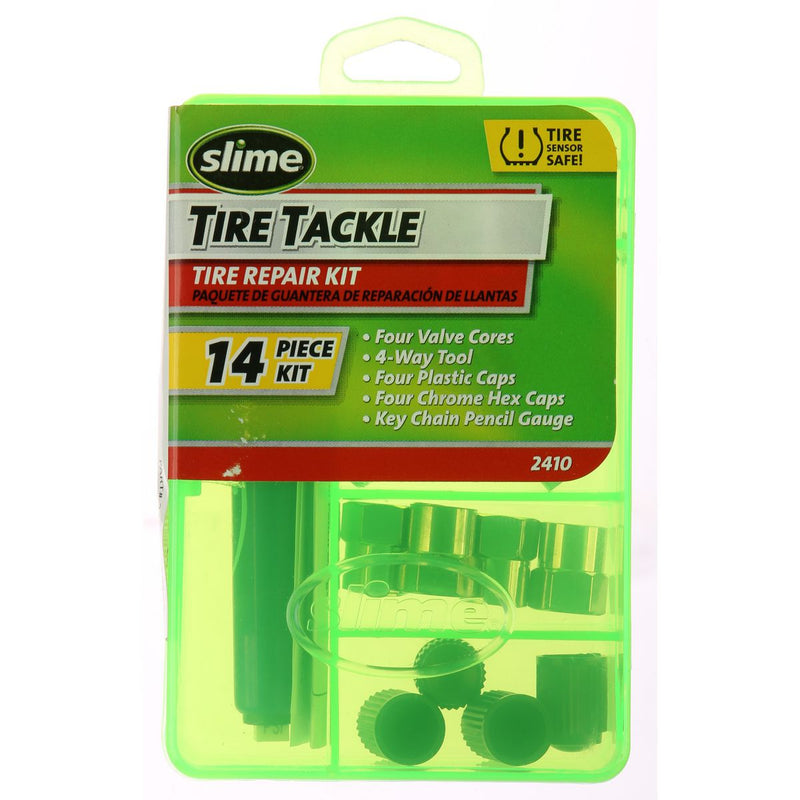 Slime Tyre Repair Tackle Kit 14 Piece 2410