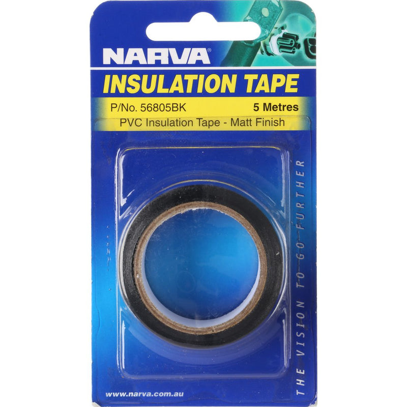 Narva PVC Insulation Tape 19mm x 5m Black 56805BK