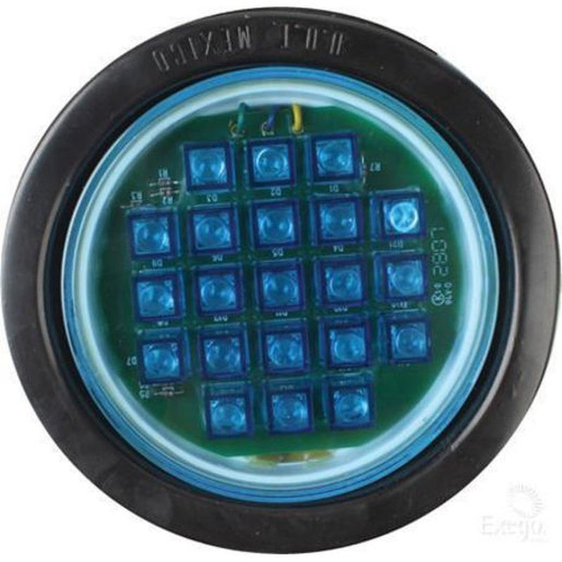 Narva LED Beacon Light Blue Permanent Mount 12-24V 85200B