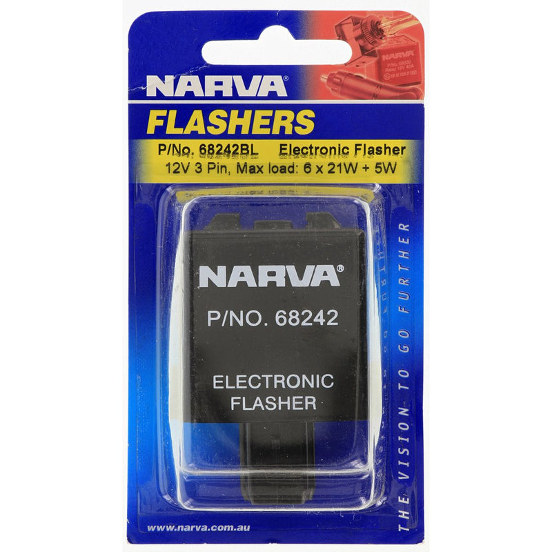 Narva Flasher Electronic 12V 3 Pin 68242BL