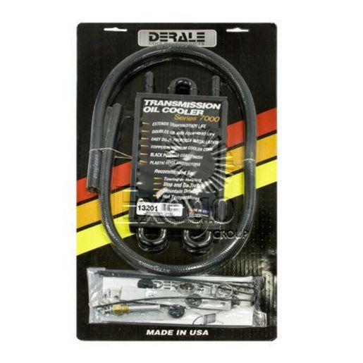 Derale Transmission Oil Cooler Kit - Universal Fit 4 Pass