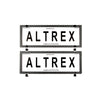 Altrex Number Plate Cover 6 Figure Silver Carbon Fibre