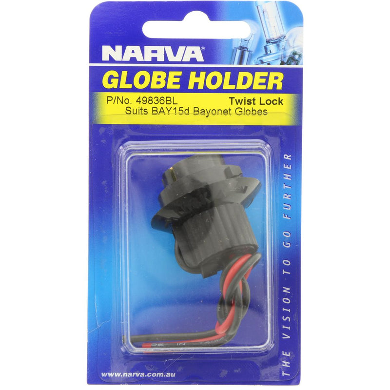 Narva Bayonet Globe Holder 49836BL
