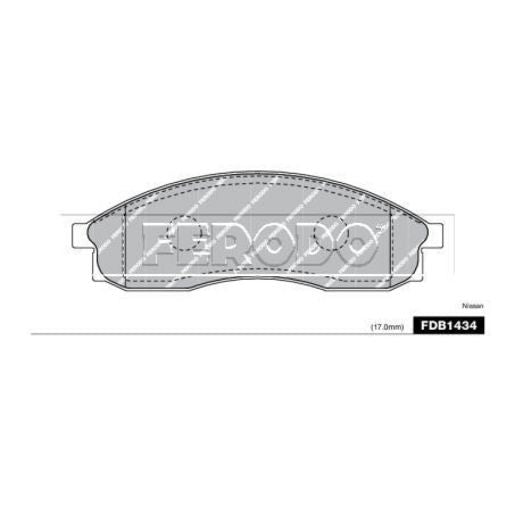 Ferodo Brake Pad Set FDB1434