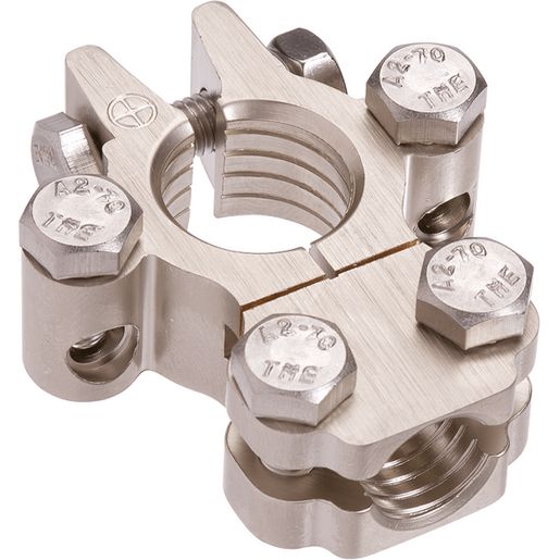 Projecta Satin Forged HD Brass Battery Terminal Positive