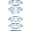 Bendix Heavy Duty Brake Pad Set Rear DB1425 HD