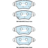 Bendix Heavy Duty Brake Pad Set Rear DB1425 HD