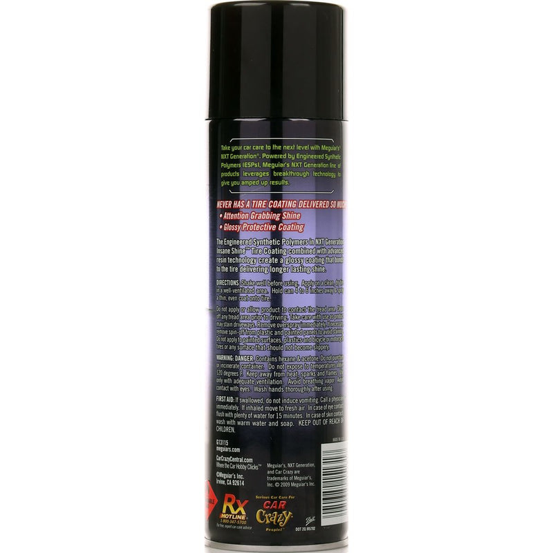 Meguiars NXT Generation Insane Shine Tyre Coating Aerosol
