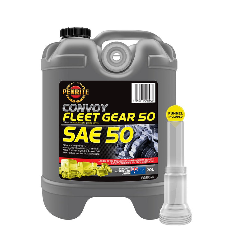 Penrite Convoy Fleet Gear 50 SAE 50 Premium Mineral 20L