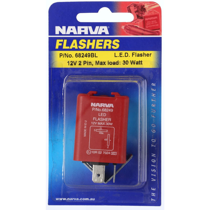 Narva Flasher Unit LED 12V 2 Pin 68249BL