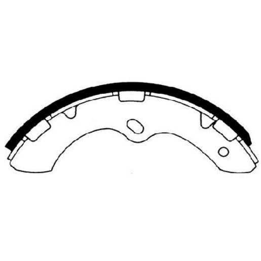 Brake Bonders Brake Shoe 228.6mm N1821