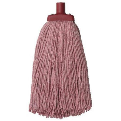 Oates Duraclean Mop Synthetic Blend Yarn Head Red 400g