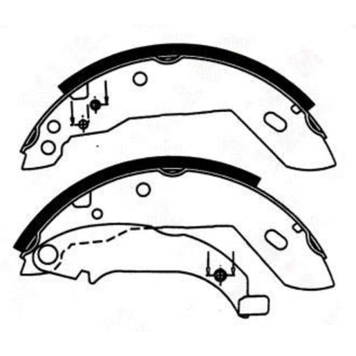 Brake Bonders Brake Shoe 180mm N1803