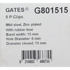 Gates P Clip With Rubber Liner 15Mm G801515