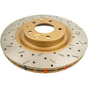 DBA HD 4000 Drilled Slotted Brake Rotor Pair 323mm Front