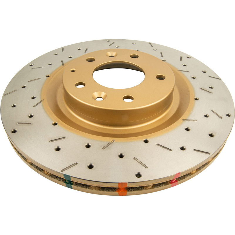DBA HD 4000 Drilled Slotted Brake Rotor Pair 323mm Front