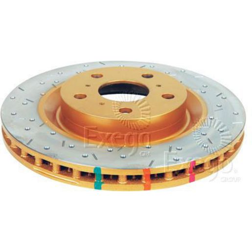 DBA HD 4000 Drilled Slotted Brake Rotor Pair 300mm Rear
