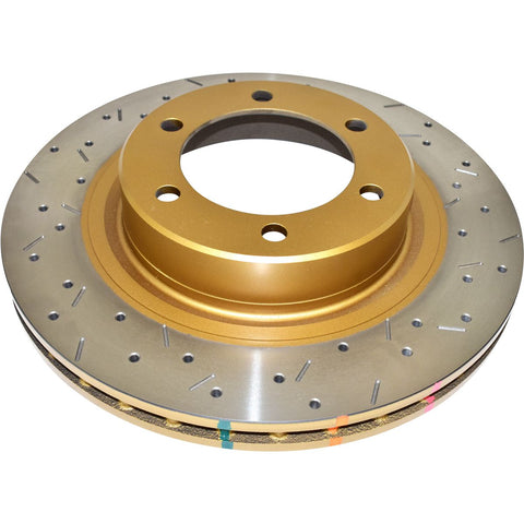 DBA HD 4000 Drilled Slotted Brake Rotor Single 338mm