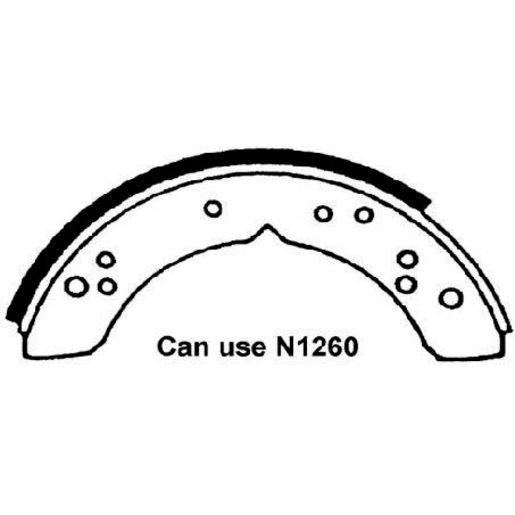 Brake Bonders Brake Shoe 203.2mm N1430