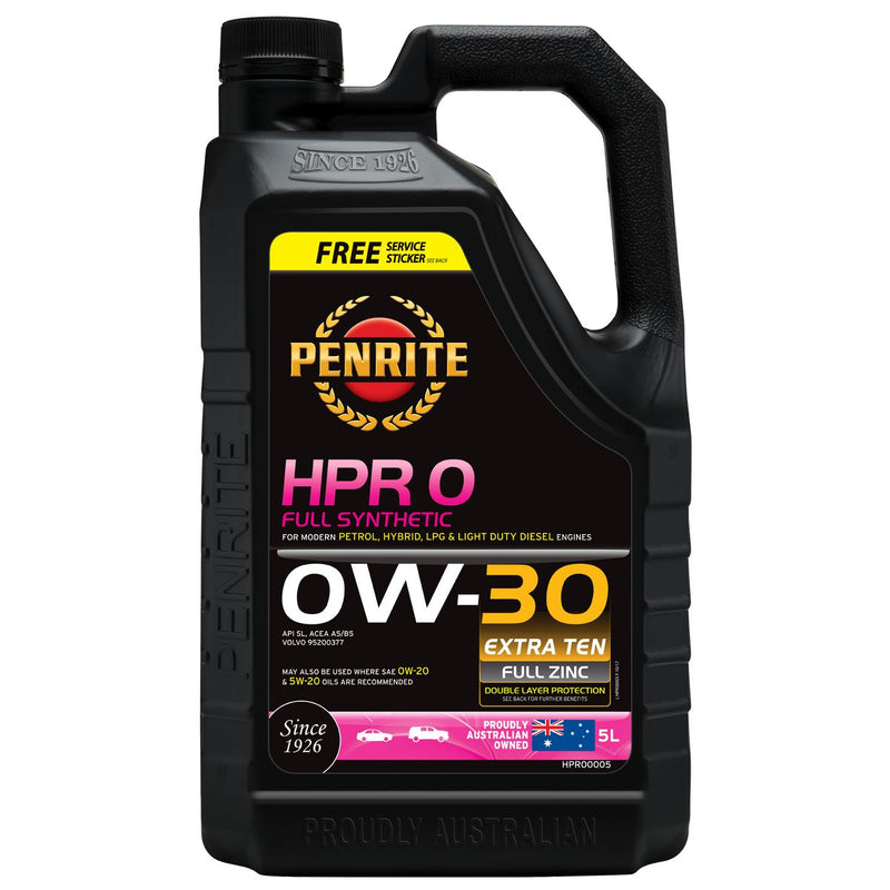 Penrite HPR 0 0W-30 Engine Oil 5L