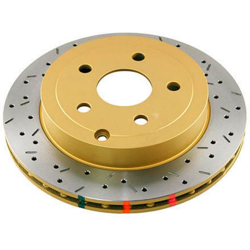DBA HD 4000 Drilled Slotted Brake Rotor Single 302mm Rear