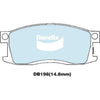 Bendix General CT Brake Pad Set Rear DB198 GCT
