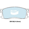 Bendix General CT Brake Pad Set Rear DB198 GCT