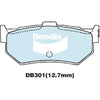 Bendix General CT Brake Pad Set Rear DB301 GCT