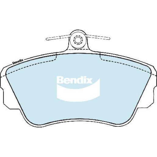 Bendix General CT Brake Pad Set Front DB1288 GCT