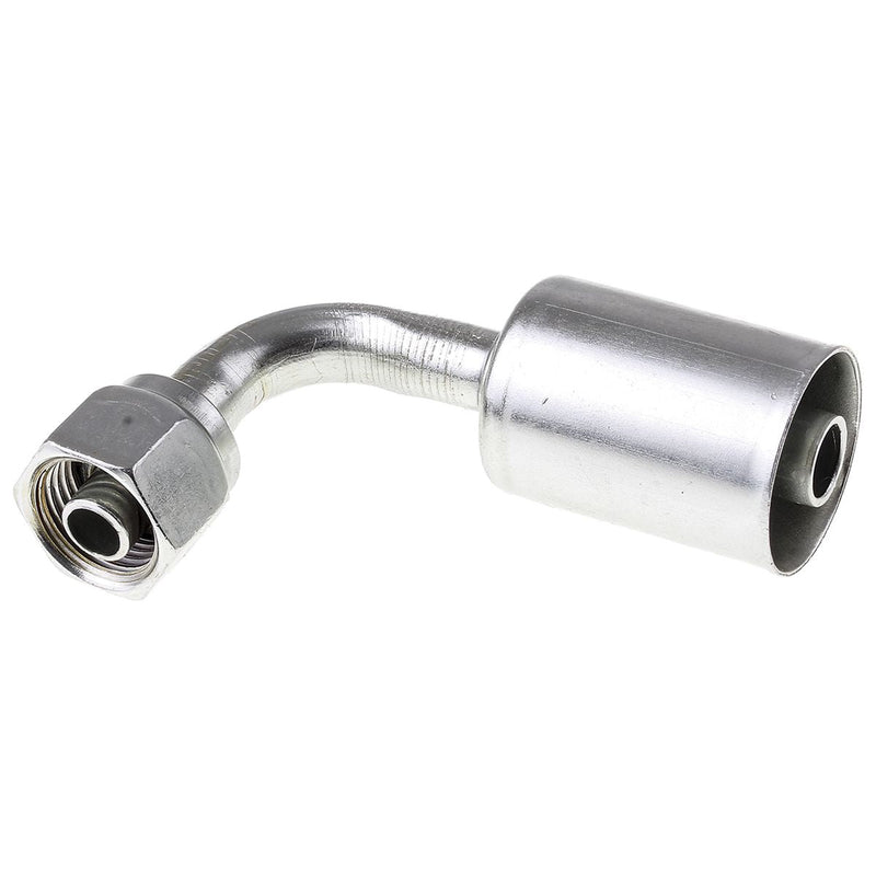 Atco #6 FOR - Beadlock Step Up #8 90 Deg Fitting Steel
