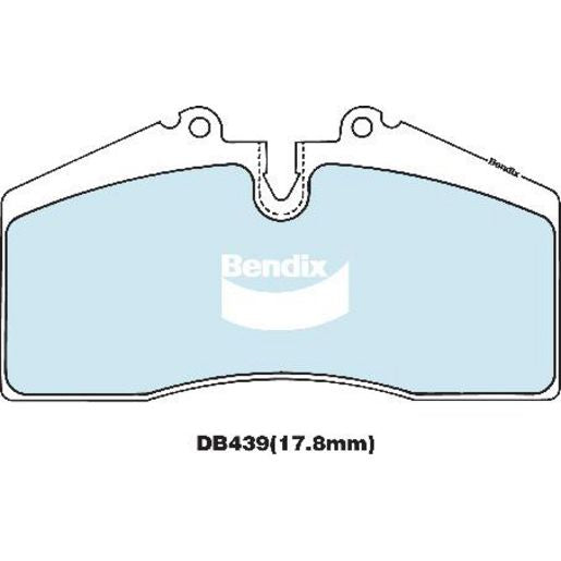 Bendix Ultimate Brake Pad Set Front DB439 ULT