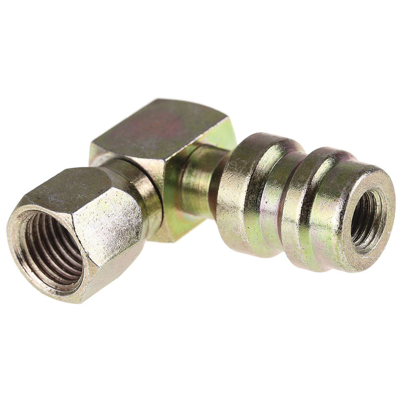 OEX Fitting Steel 1/4 Female Flare Service Port High 90