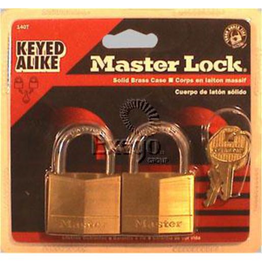Master Lock Master Brass Padlock 40Mm / 22Mm 4 Pin 140T