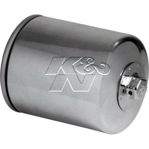 K&N Motorcycle Oil Filter Fits Harley Evo (Short) Chrome