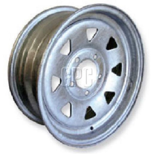 Trojan Trailer Wheel Rim Galvanised 15In X 6In 1181Kg