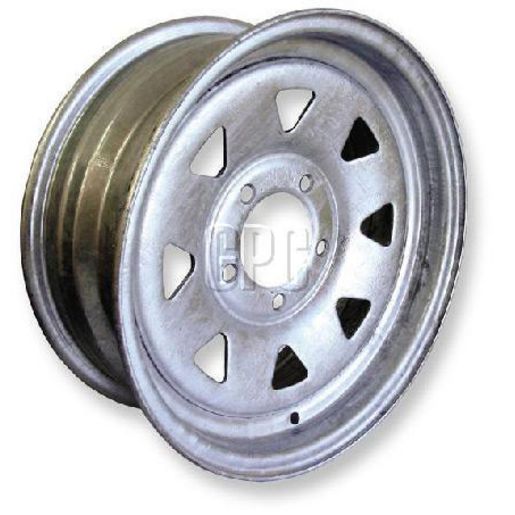 Trojan Trailer Wheel Rim Galvanised 16In X 6In 1454Kg
