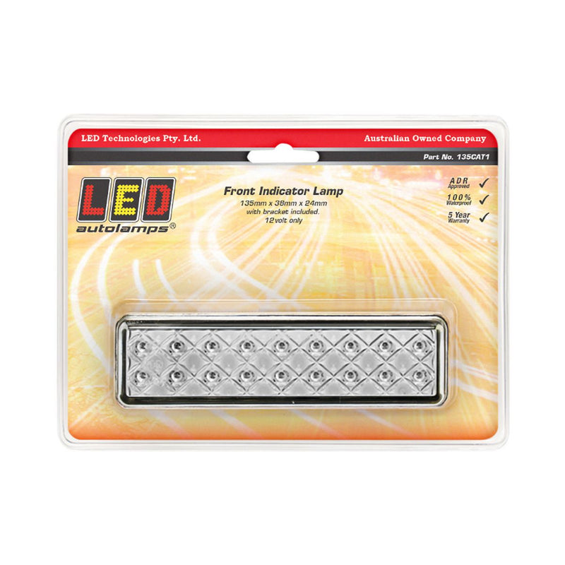 LED Autolamps Front Direction Indicator Lamp with Black