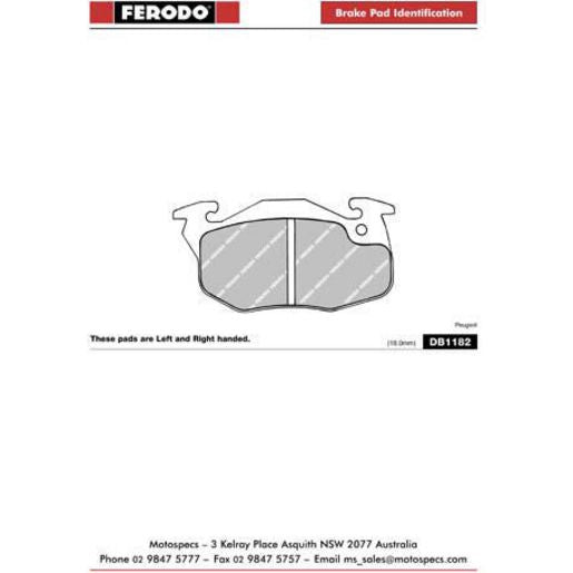 Ferodo Brake Pad Set DB1182TA
