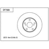 TRW Brake Rotor 275mm Front DF7089S