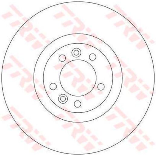 TRW Disc Brake Rotor 329mm DF4433S