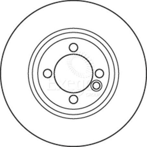 TRW Brake Rotor Single Front DF4799S