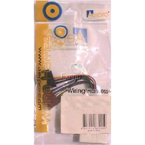 Aerpro Vehicle Specific Plug to Harness Bare Wire 8 & 4