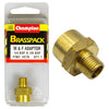 Champion Brass Male Female Adaptor 1/4 BSP x 1/8 BSP HC76